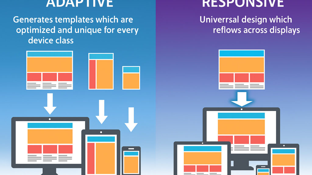 adaptive design vs responsive design for Display ADs